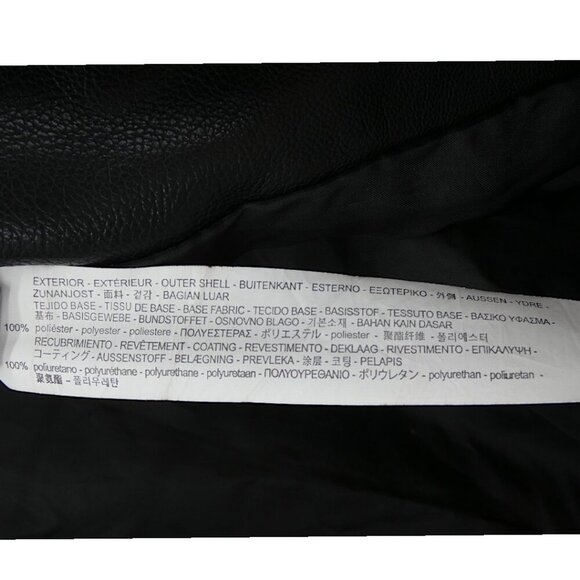 Black Faux Leather Moto Vest Pink Stud Detail – Punk, Y2K, Grunge XL Runs Small - Picture 6 of 8